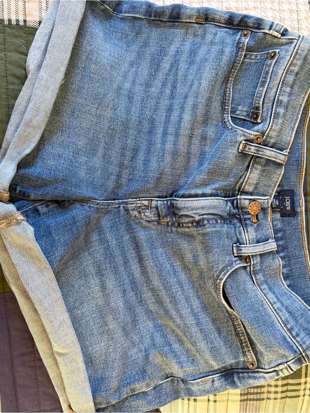 J. Crew Light Blue Rolled Hem Denim Shorts